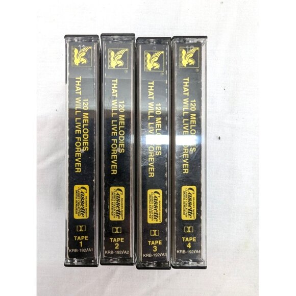 120 Melodies That will Live Forever Reader's Digest Cassette Set of 4 Tapes - Picture 10 of 10